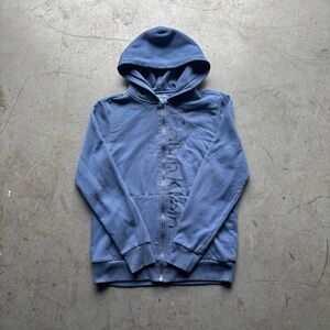 Blue Calvin Klein zip-up jacket XS